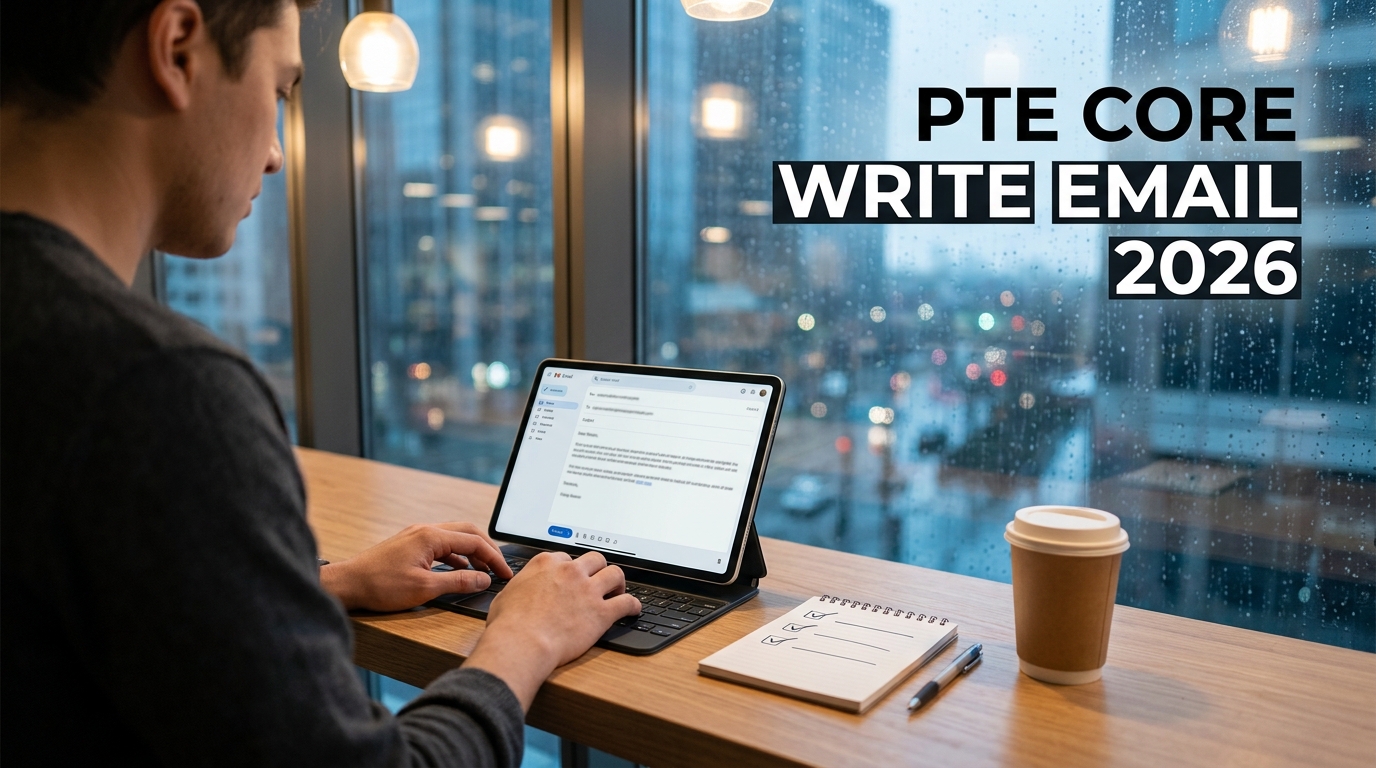 PTE Core Write Email tips 2026 email writing scoring and practice guide