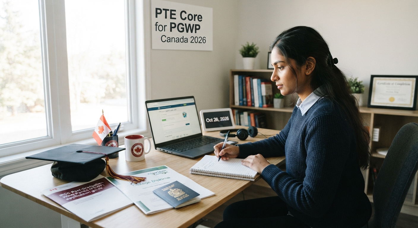 PGWP PTE Core Score Requirements 2026: CLB 5 & 7