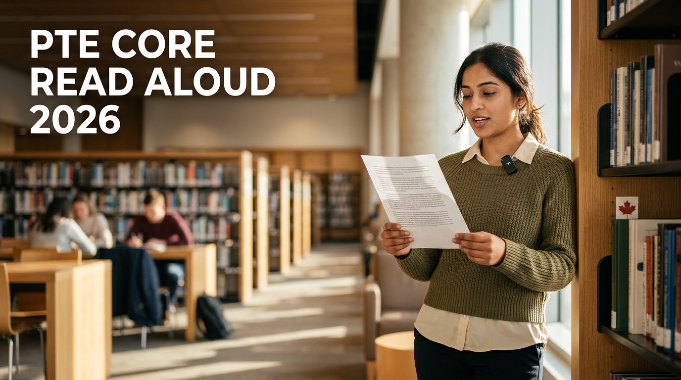 PTE Core Read Aloud Tips 2026: Fluency, Pronunciation & Scoring Strategy