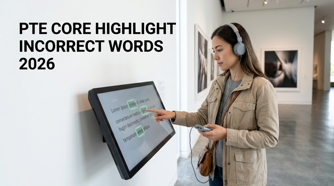 PTE Core Highlight Incorrect Words Tips 2026: Negative Marking & Strategy