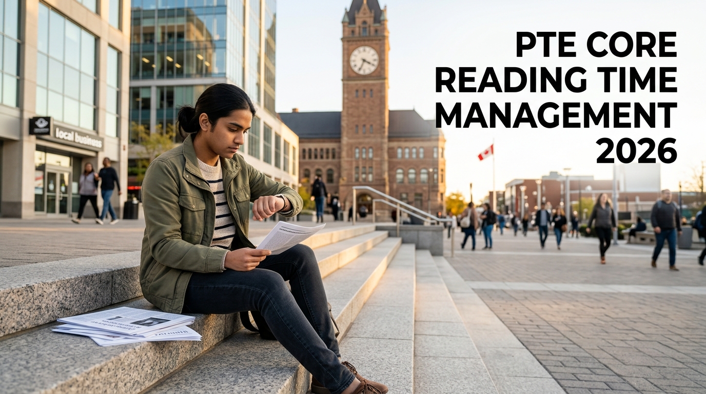PTE Core Reading Time Management 2026: How to Finish Every Question on Time